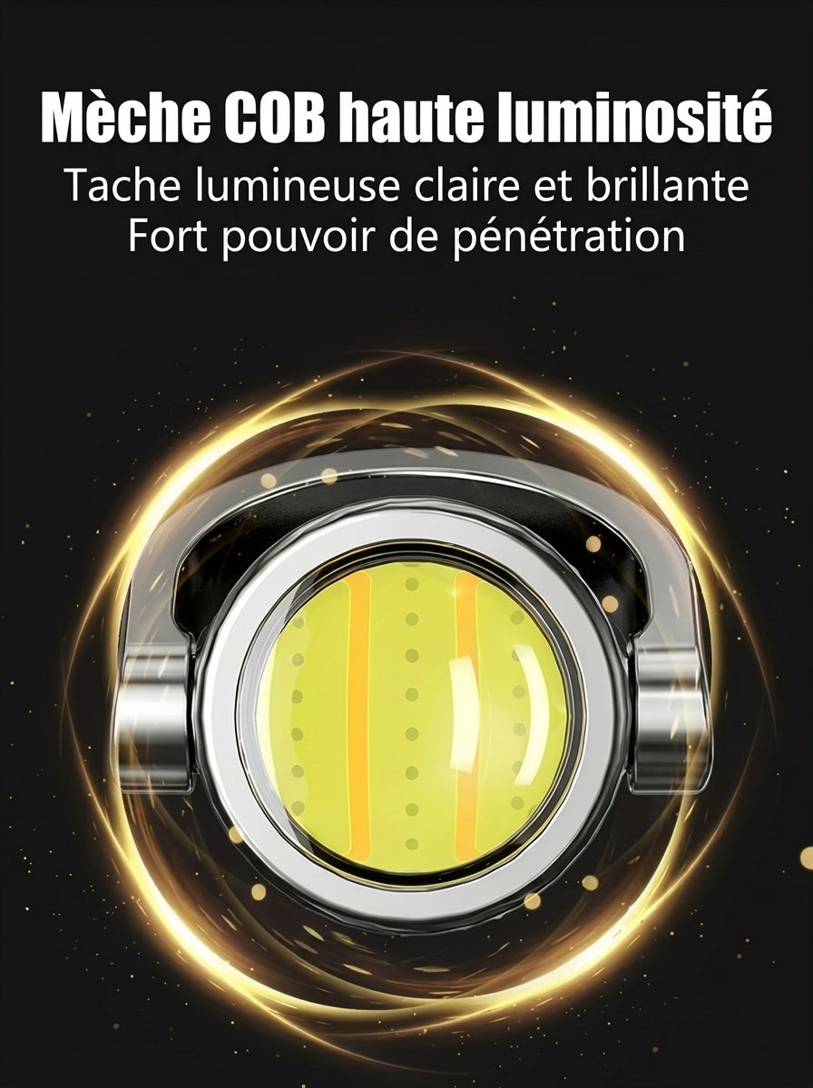 LED COB haute luminosite de la mini lampe torche
